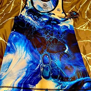 NWT Large INKnBURN Blue Ink Tank